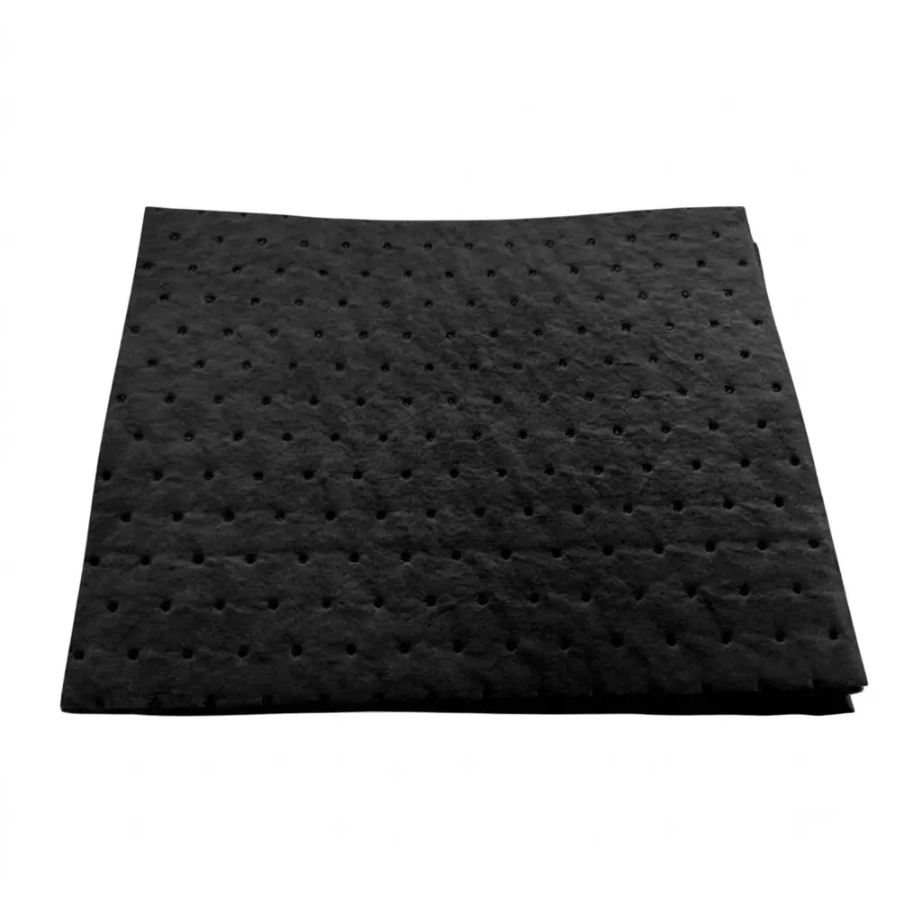 SPILLTRAP Absorbent Pad 40x50 cm Black for Oil, Water, and Coolant Leaks, (Pack of 10 Pcs)