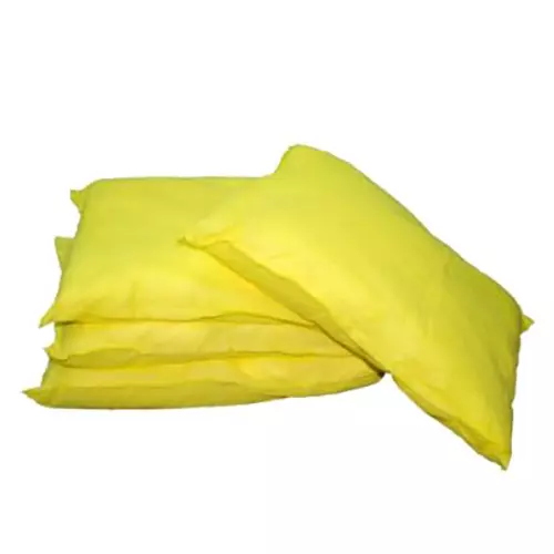 MULTIPLUS 18 x 18 inch Yellow Hazmat Spill Response and Containment Absorbent Pillow, MULTPLUS136 (Pack of 15)