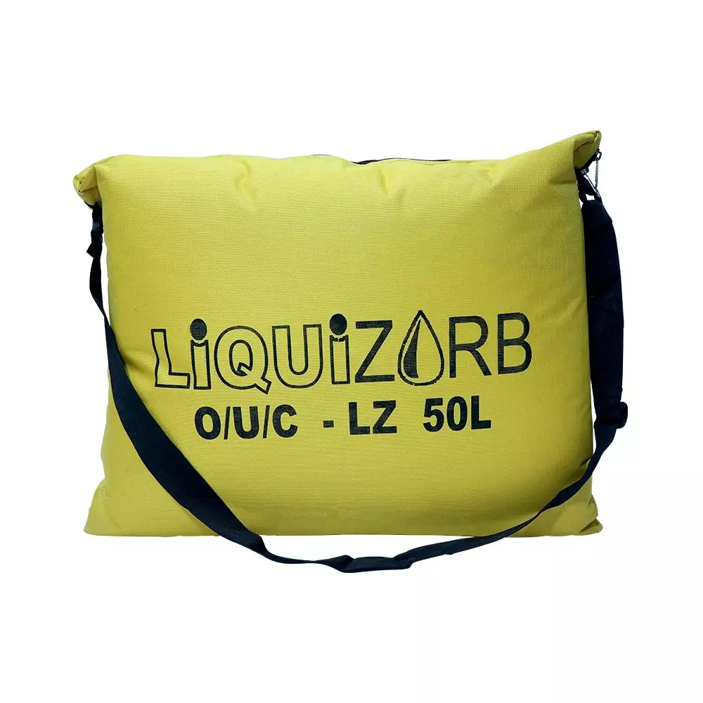 Liquizorb Universal Spill Kit Bag 50 L Capacity Matty Cloth Green & Black for Indoor & Outdoor Use