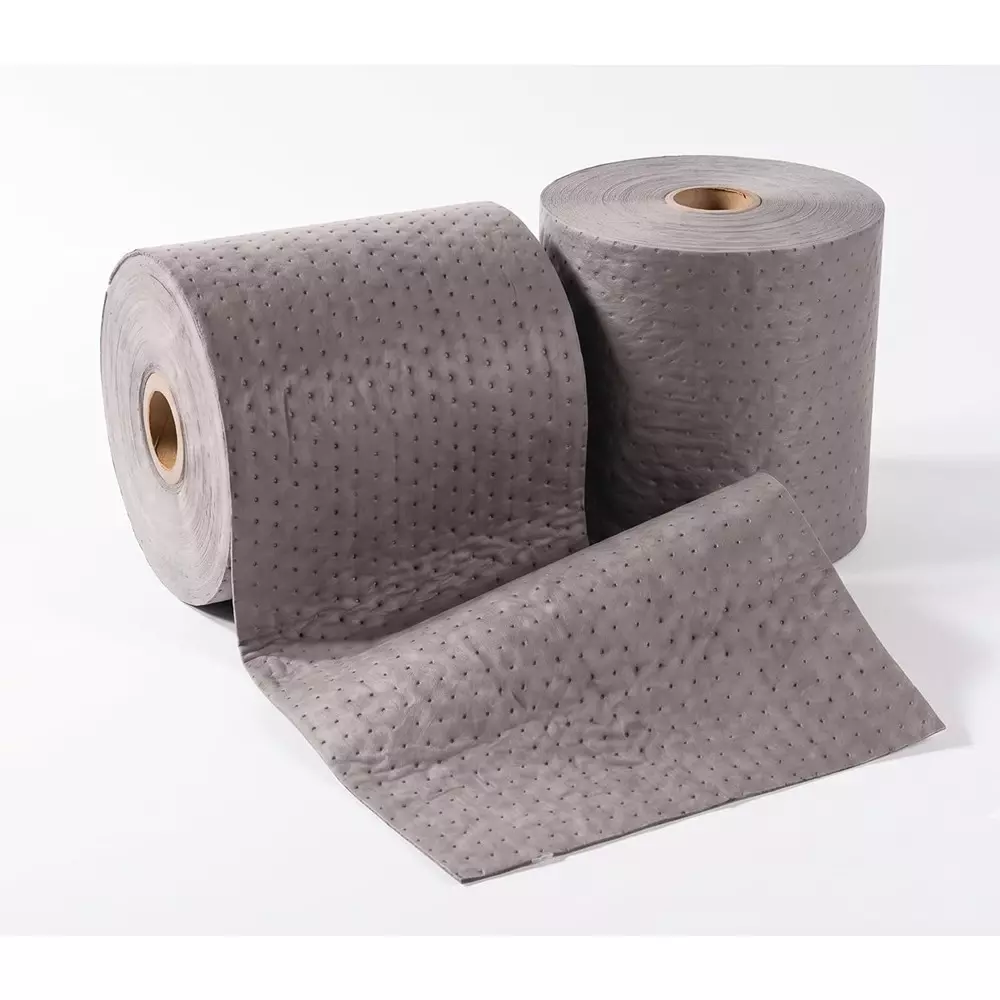 enviroguard-30-inch-x-130-feet-universal-absorbent-roll-gray-suitable-for-oil-water-coolants-solvents