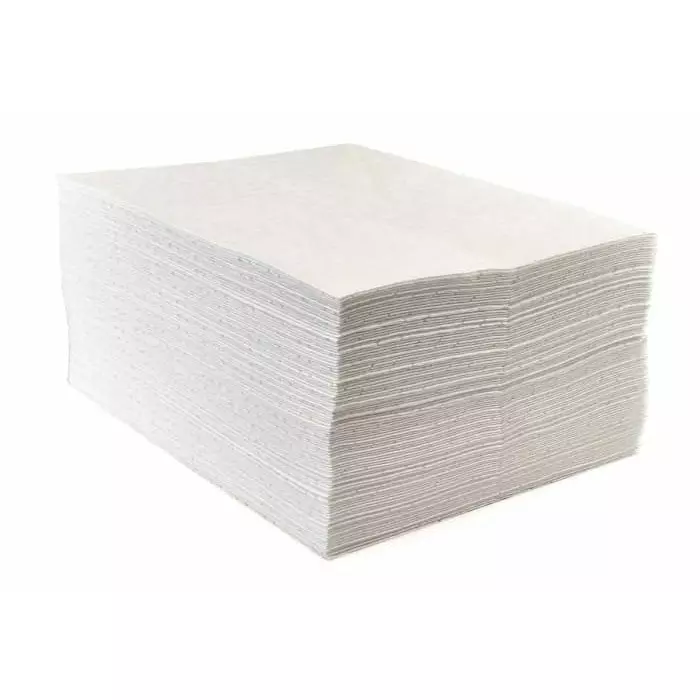 Ecospill Spill Absorbent Pad for Oil Use 80 L Capacity, H0415040 (Pack of 100)