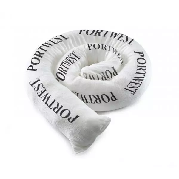 Portwest Sock Absorbent White Polyester Mugelon Fabric With Polypropylene Padding for Industrial Use, SM40WHR