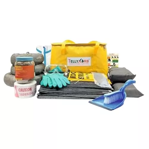 Telly Xorb Universal Spill Kit 50 L Absorbent Capacity for Factories, Warehouses & Workshops, TX-SK-UNI-50L