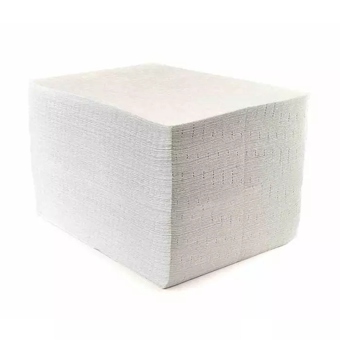 Ecospill Spill Absorbent Sheet for Oil Use 100 L Capacity, H0425040 (Pack of 200)