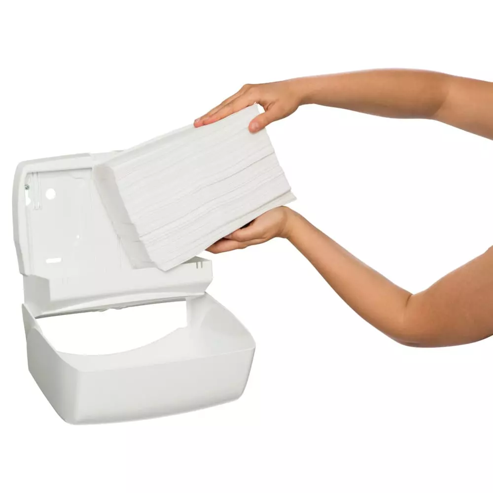 Kimberly-Clark Aquarius Multi Fold Paper Towel Dispenser - 1 X White Paper Towel Dispenser
