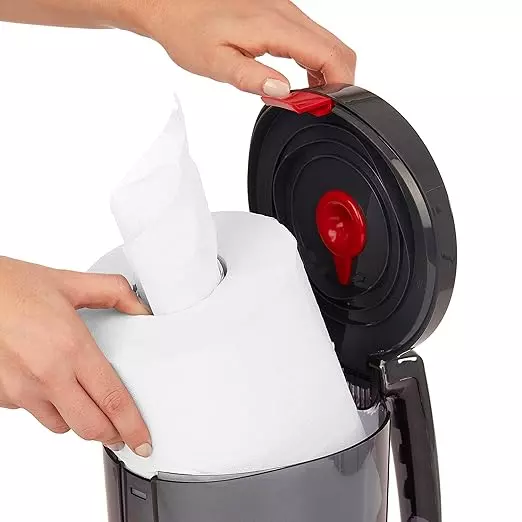 Wypall Black Portable Centrefeed Cleaning Wipes/Paper Towel Dispenser, 6221