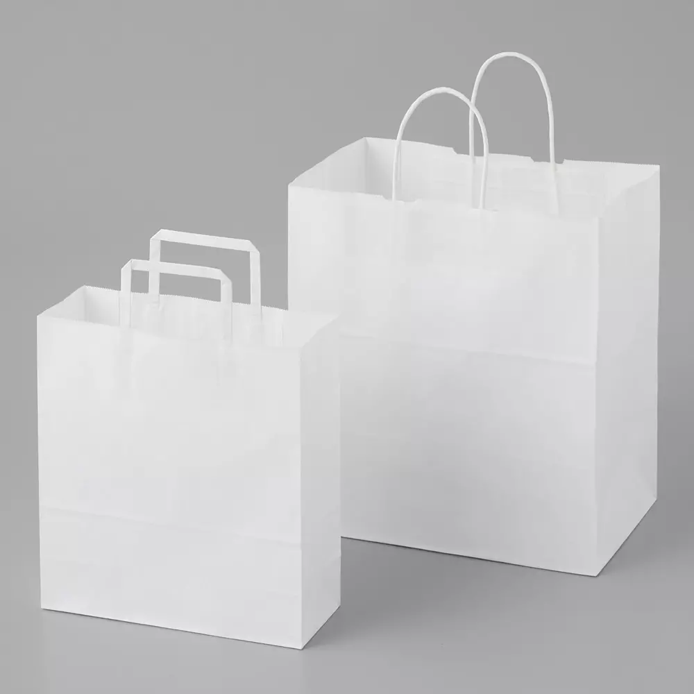monotaro-handbag-paper-bag-plain-white-flat-string-100-mm-thickness-21138689-pack-of-50-pcs