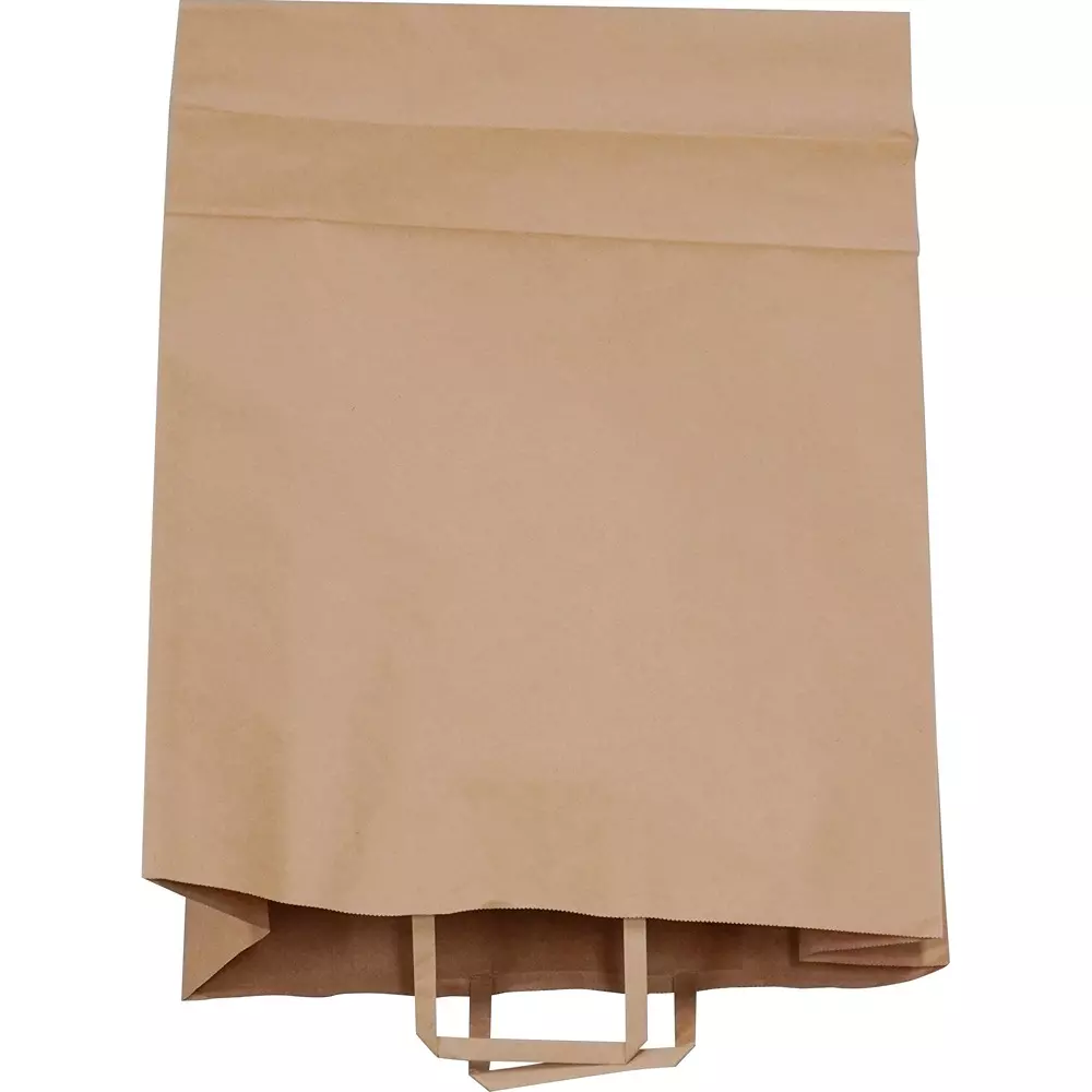 monotaro-handbag-paper-bag-tea-plain-flat-string-145-mm-thickness-21138716-pack-of-50-pcs