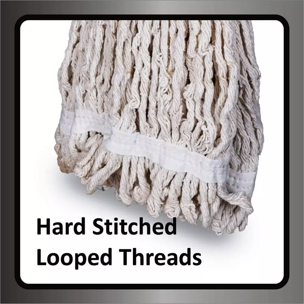 Vimal Cotton Threads Refills/Catridges For Metal Clip Mop Modern Off-White for Floor Cleaning, (Pack of 2 Pcs)
