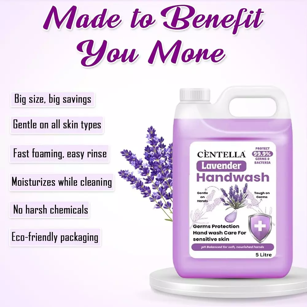 centella-hand-wash-5-l-can-gel-lavender-fragrance-purple-for-kitchens-offices-industrial-areaspack-of-2-pcs
