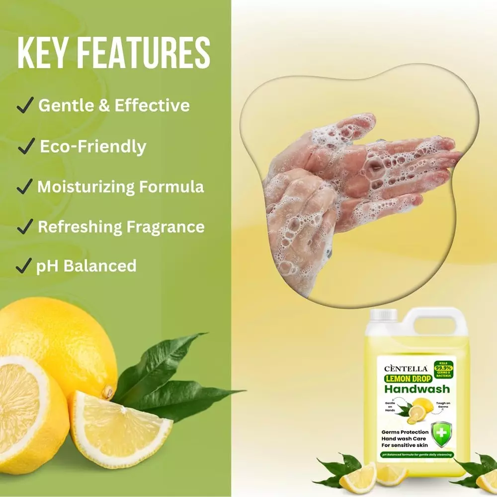 centella-hand-wash-5-l-can-gel-lemon-fragrance-yellow-for-kitchens-offices-industrial-areas