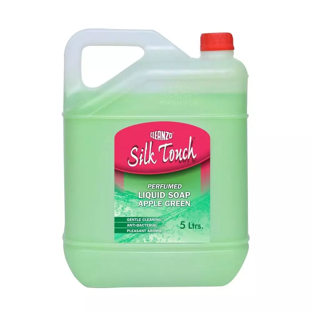 Cleanzo Hand Soap 5 L Green Apple Fragrance For Homes, Workplaces, And Industrial Settings