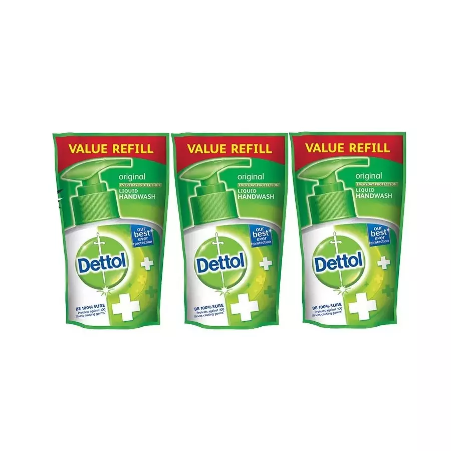 Dettol Handwash Liquid Refill 175 ml (Pack of 3)