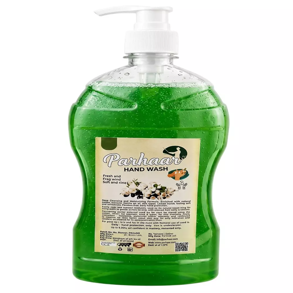 Parhaar Hand Wash Liquid Jasmine Flower Fragrance 500 ml