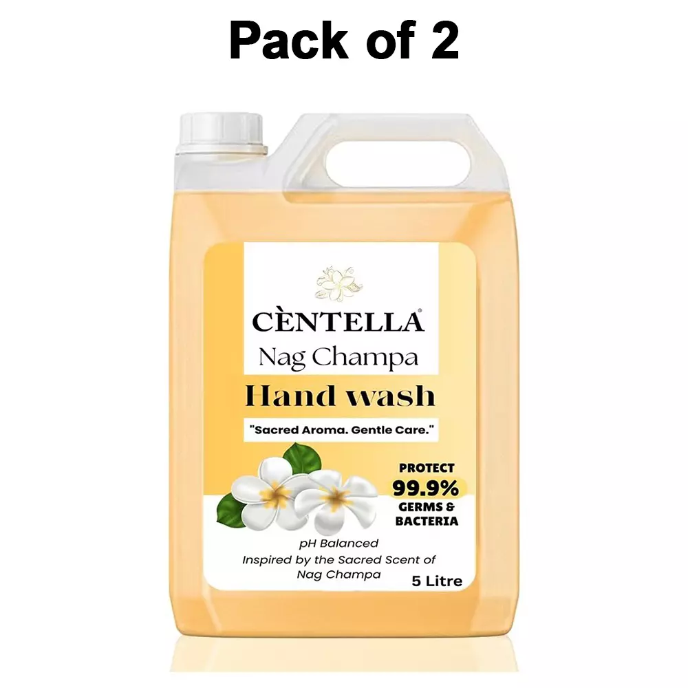 centella-hand-wash-5-l-can-gel-nagchampa-fragrance-yellow-for-kitchens-offices-industrial-areaspack-of-2-pcs