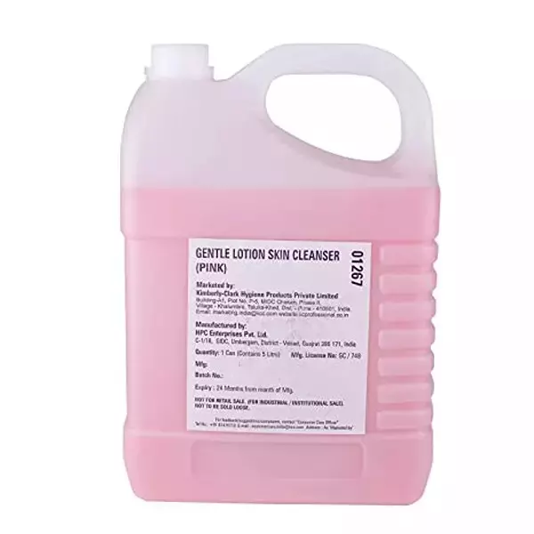 Kimberly-Clark Pink Liquid Soap Can of 5 Litre, 1267 (Pack of 2)
