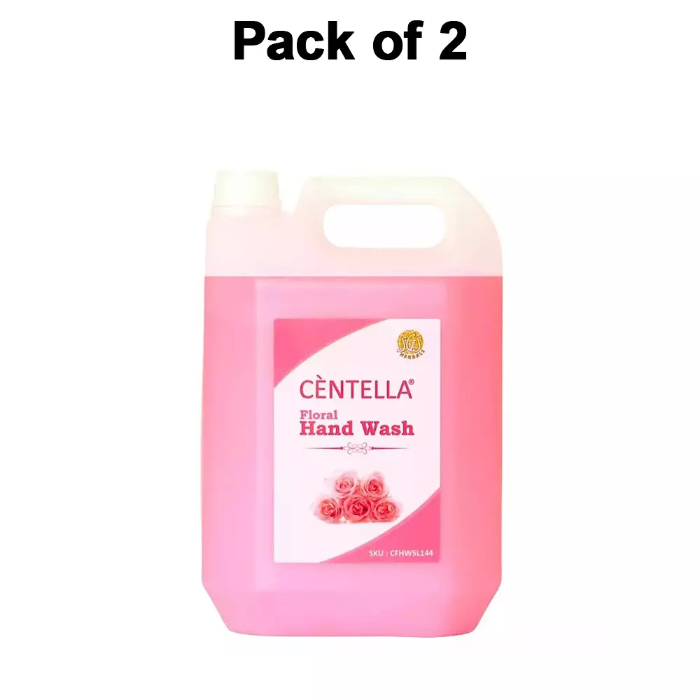centella-hand-wash-5-l-can-gel-floral-fragrance-pink-for-kitchens-offices-industrial-areaspack-of-2-pcs