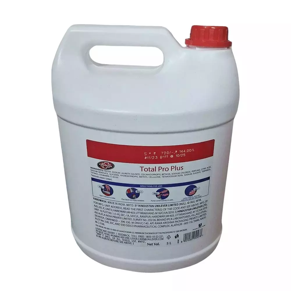 Lifebuoy 5 L Germ Protection Liquid Handwash Refill Canister (Pack of 5)