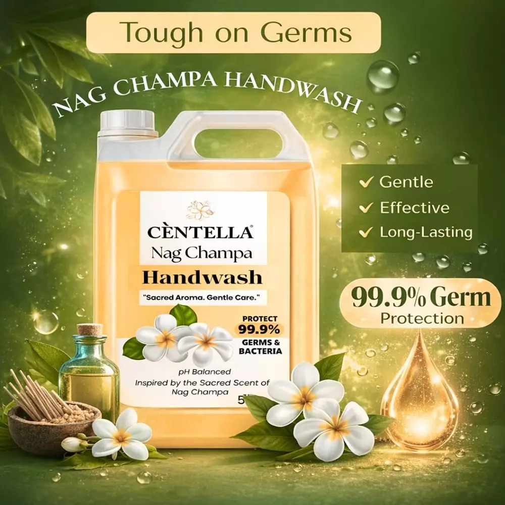 centella-hand-wash-5-l-can-gel-nagchampa-fragrance-yellow-for-kitchens-offices-industrial-areas
