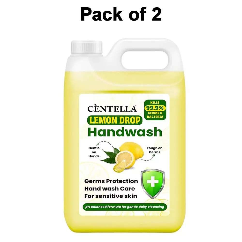 centella-hand-wash-5-l-can-gel-lemon-fragrance-yellow-for-kitchens-offices-industrial-areaspack-of-2-pcs