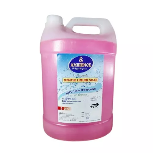 Ambience Handwash 5 L Liquid Can Pink for All Skin Types with Natural Extracts