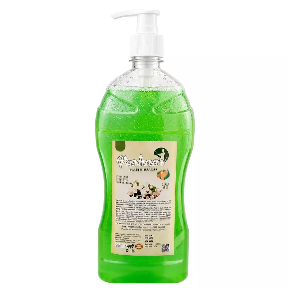 Parhaar Hand Wash Liquid Jasmine Flower Fragrance 1 L