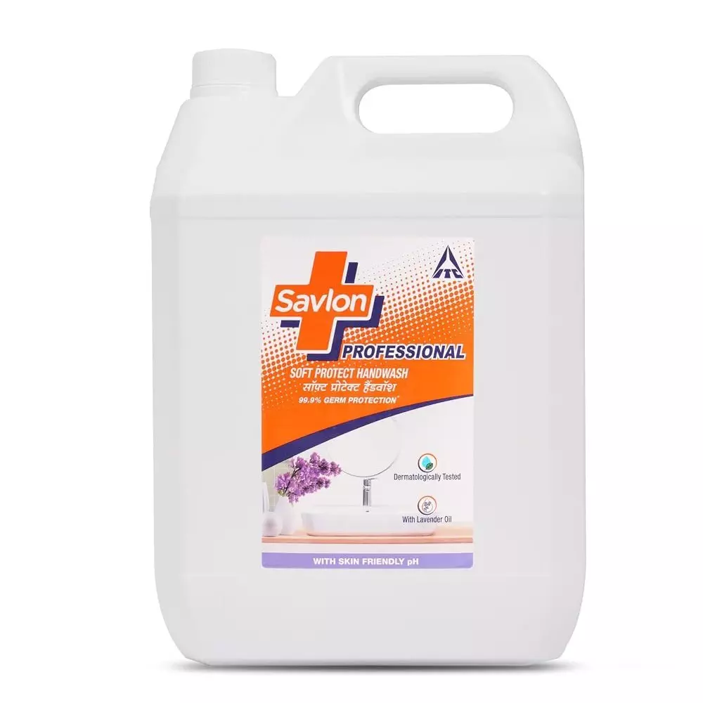 Savlon 4.8 L Professional Germ Protection Liquid Handwash, Handwash Refill