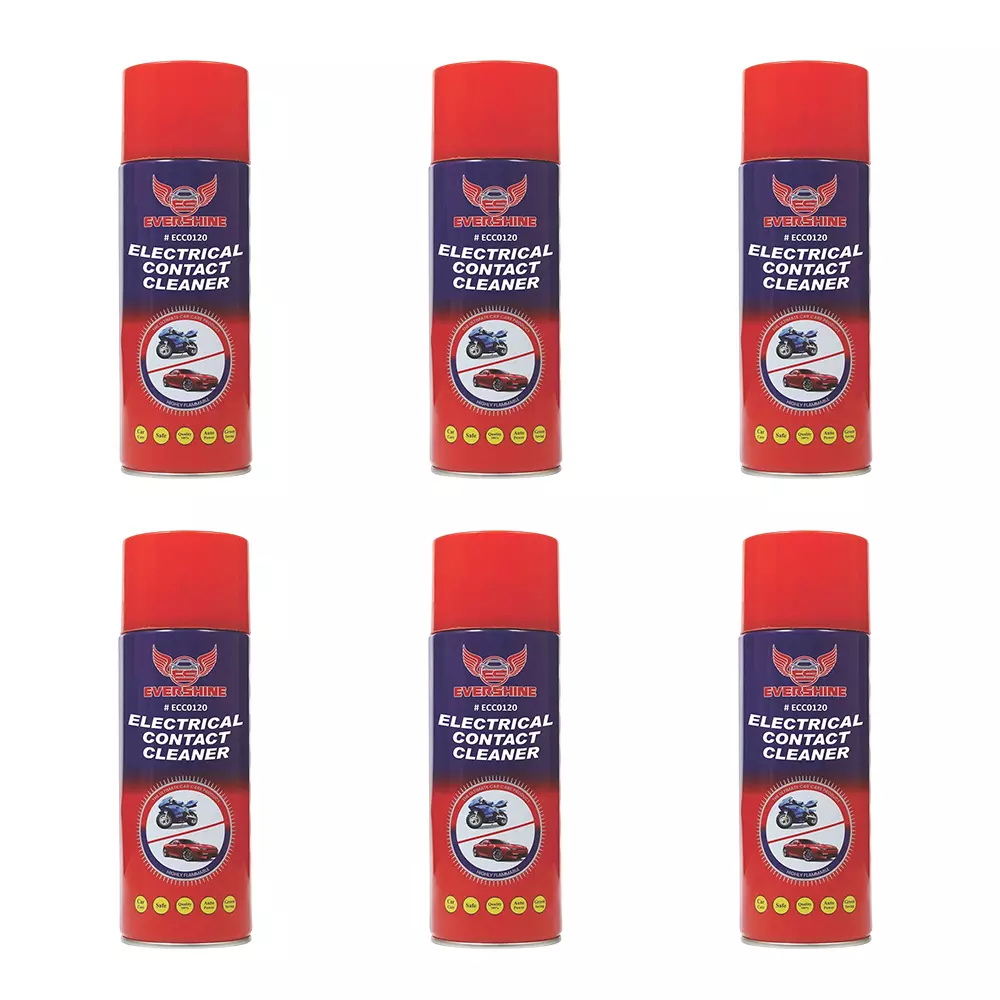 Evershine Electrical Contact Cleaner 500 ml Aerosol Spray, ECC0120 (Pack of 6)