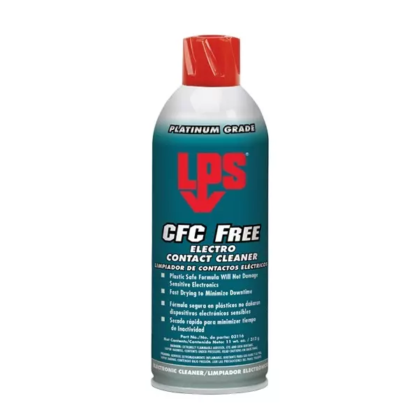 LPS CFC Free Electro Contact Cleaner 465 ml Solvent Odour 1C Type Clear Colorless