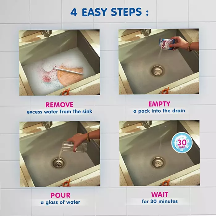 D-Klog 40 g Drain Cleaner Powder, FGMFSM037600006