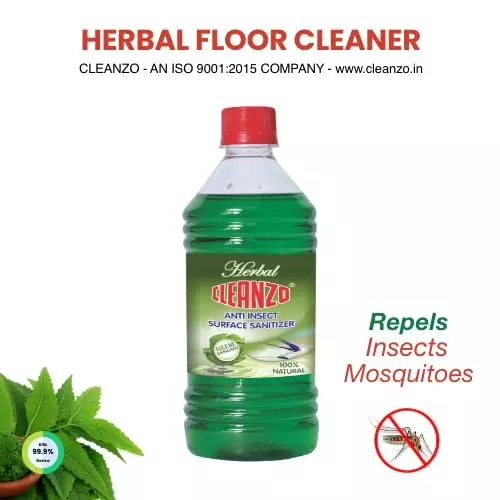 Cleanzo 4-in-1 Home Cleaning Combo Toilet Cleaner, Dishwash Gel, Glass Cleaner & Herbal Surface Sanitizer Citrus Fragrance (Pack of 4)