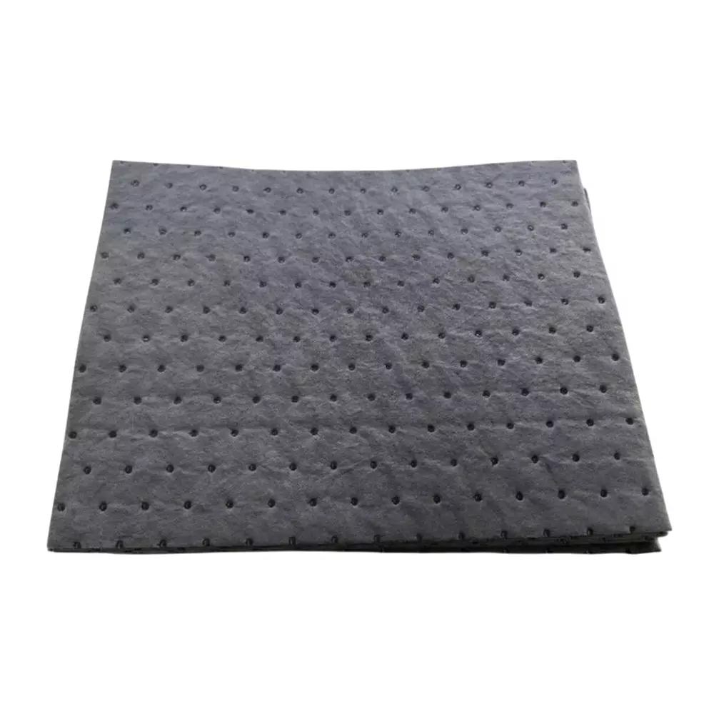 SPILLTRAP Absorbent Pad 40x50 cm Grey for Oil, Water, and Coolant Leaks, (Pack of 100 Pcs)