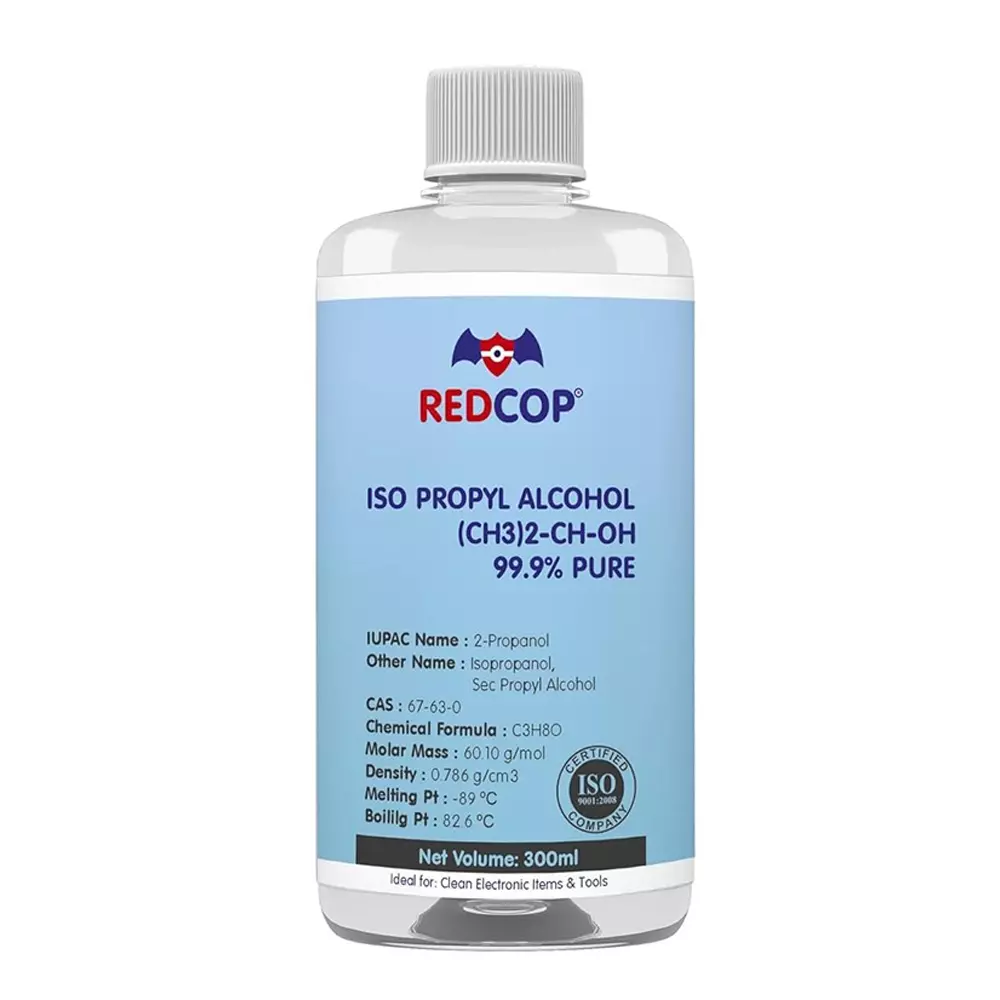 REDCOP Isopropyl Solution 99.9% Pure 300 ml Capacity, ‎RC-6011