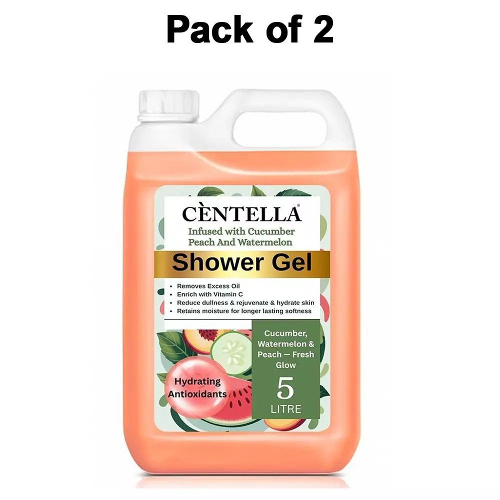 centella-shower-gel-5-l-can-gel-cucumber-fragrance-orange-for-body-cleaningpack-of-2-pcs