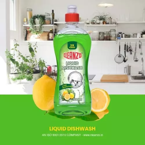 Cleanzo 4-in-1 All Purpose Cleaning Combo Toilet Cleaner, Liquid Dishwash, Surface Cleaner & Glass Cleaner Fresh Fragrance (Pack of 4)