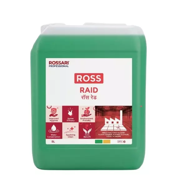 Ross Heavy Duty Cleaner Degreaser Liquid 5 L Can, ROSS RAID