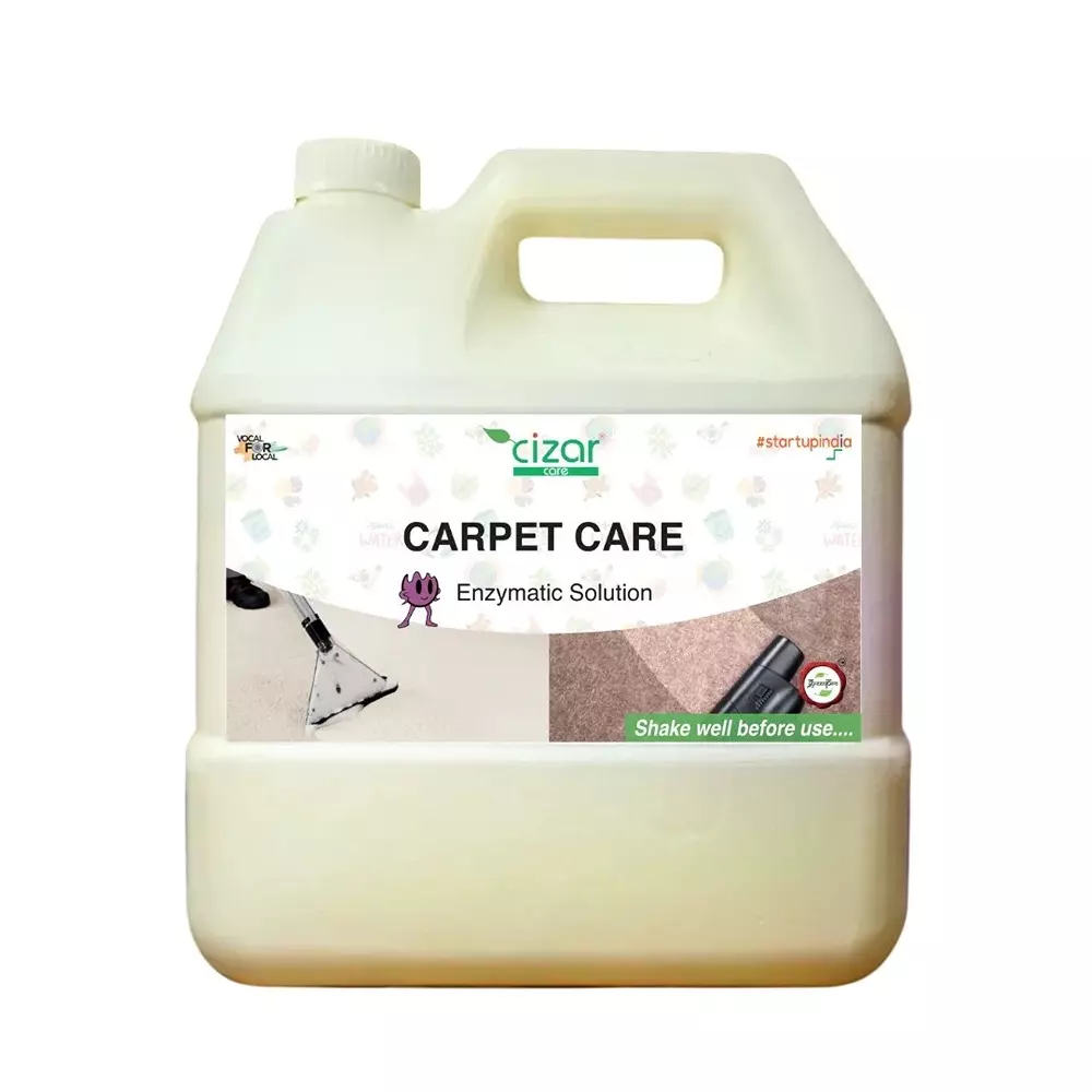 Cizar Carpet Care Bio-Enzyme Based 5 L for Oil, Grime, Food Particles and Malodor Cleaning