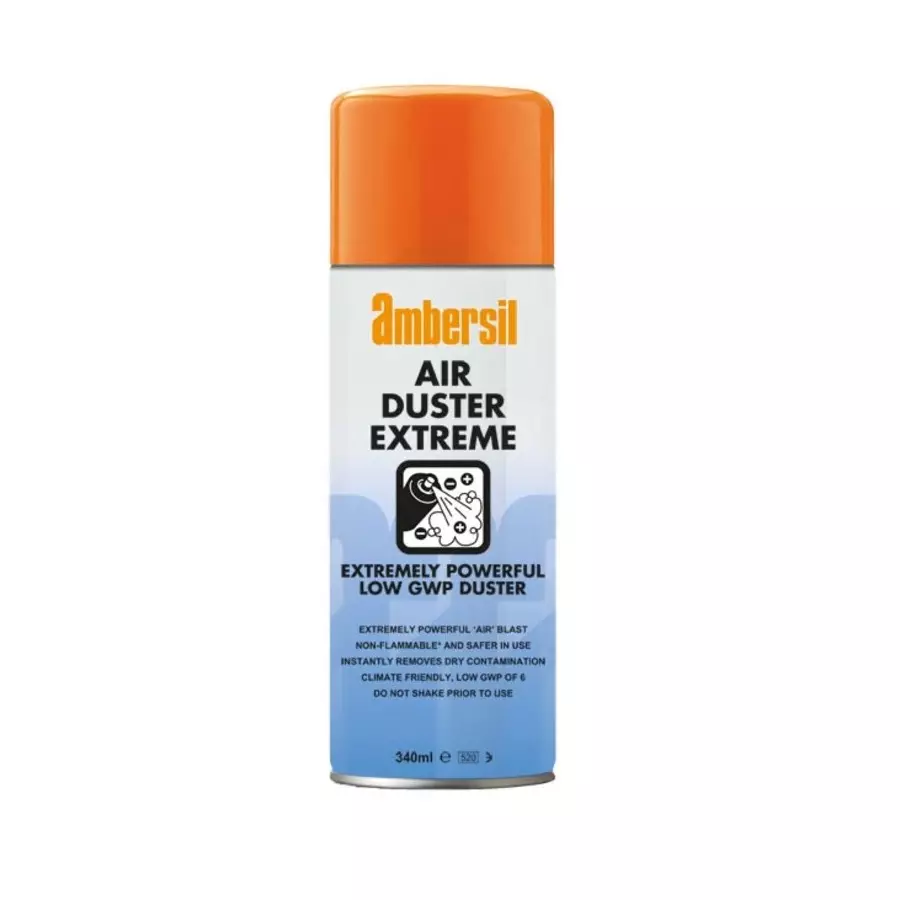 Ambersil High Powered AIR DUSTER EXTREME Air Duster, 340 ml, 33279