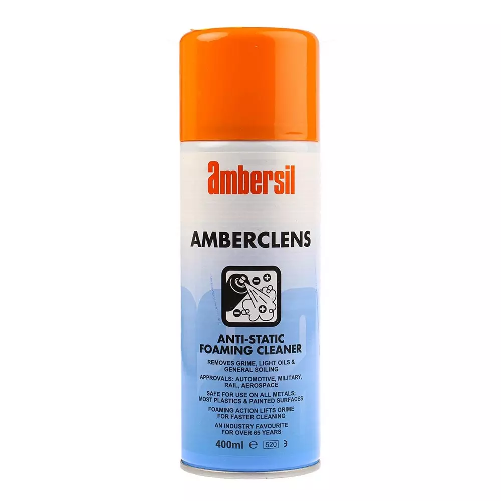 Ambersil AMBERCLENS Anti-static Foam Cleaner 400 ml Aerosol, 31592-AG