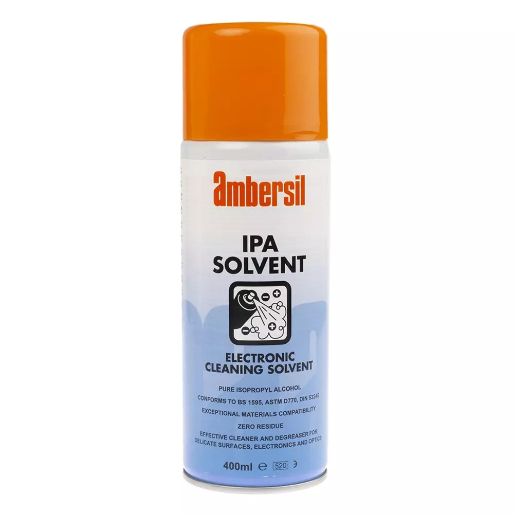 Ambersil IPA Solvent Isopropyl Alcohol 400 ml Aerosol, 31569-AC