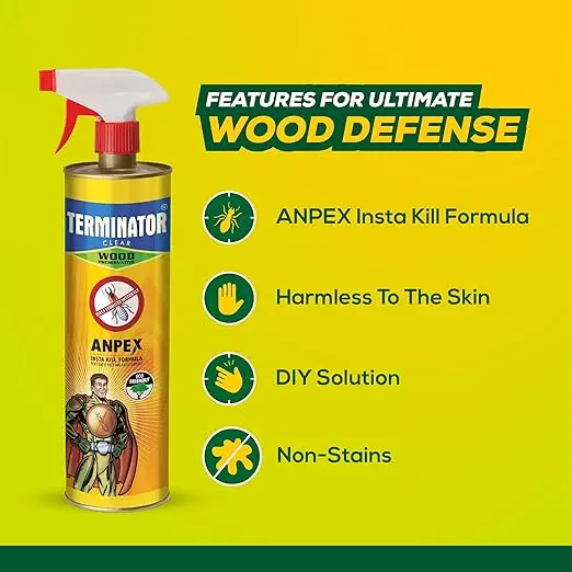 Pidilite 320 ml Terminator Wood Preservative Spray, TDAR040001