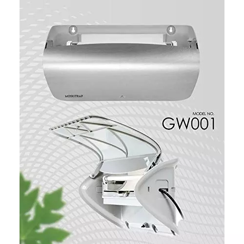 Moskitrap Mosquito trapping Glue Pad Silver Plastic for Bedroom, Café & Restaurant, GW 001