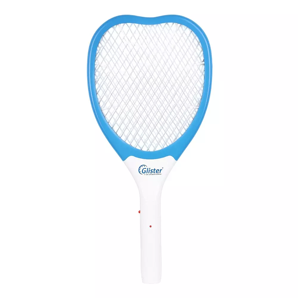 Glister Mosquito Racket Large Coverage Triplex Net Plastic
