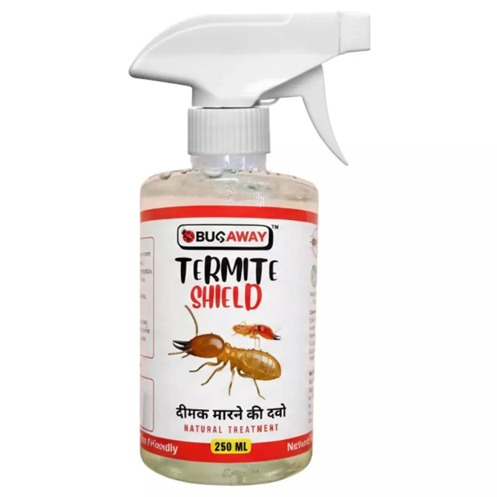 Bugaway Termite Shield Natural Spray 250 ml Bottle Liquid Form for Wood Furniture