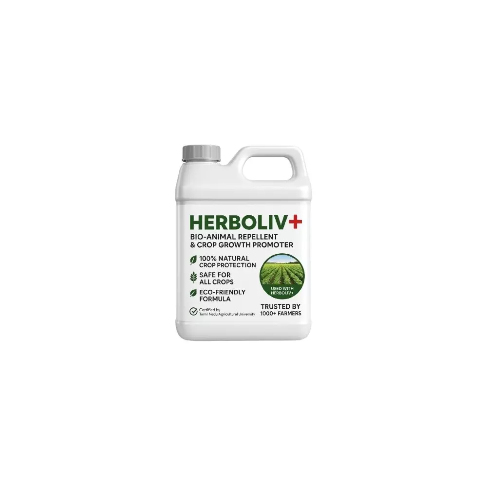 Nithas Herboliv+ Organic Wild Animal Repellent Liquid 30 L Can For Crop Protection