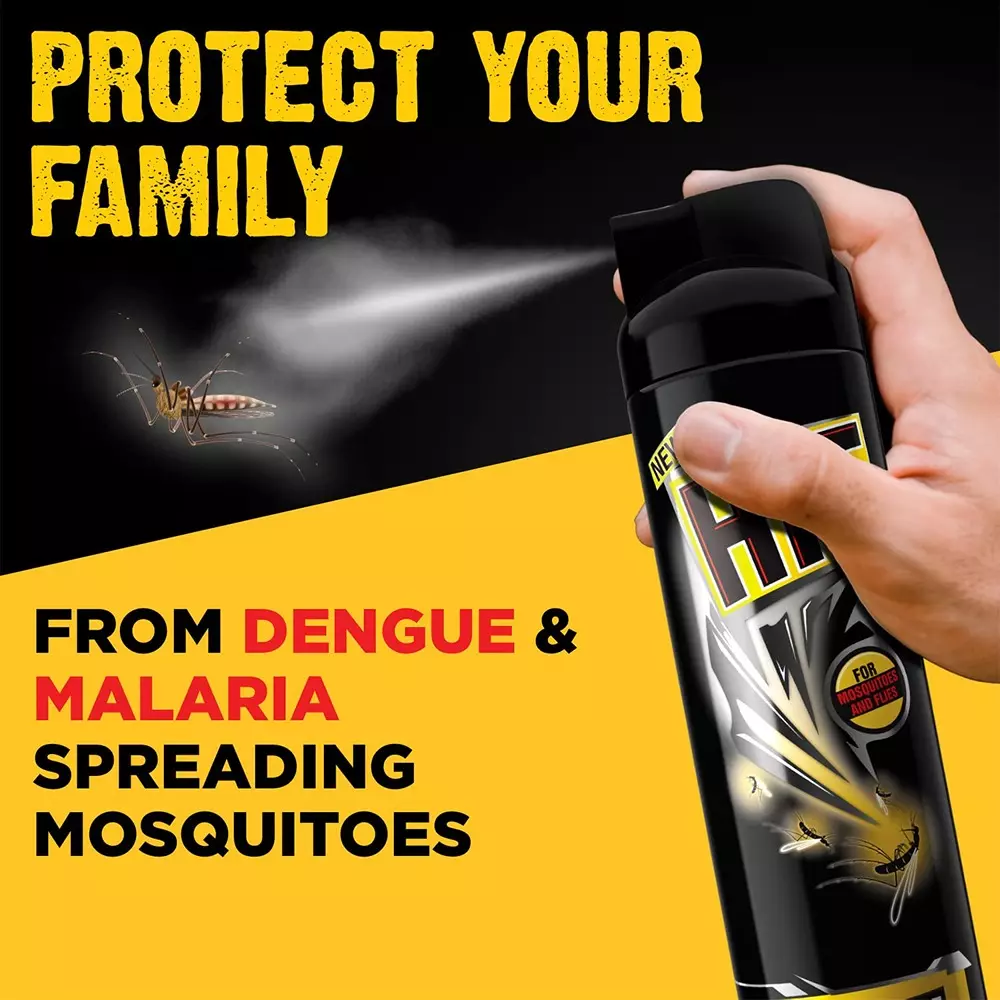Hit Mosquito & Fly Killer Spray 400 ml (Pack of 2)