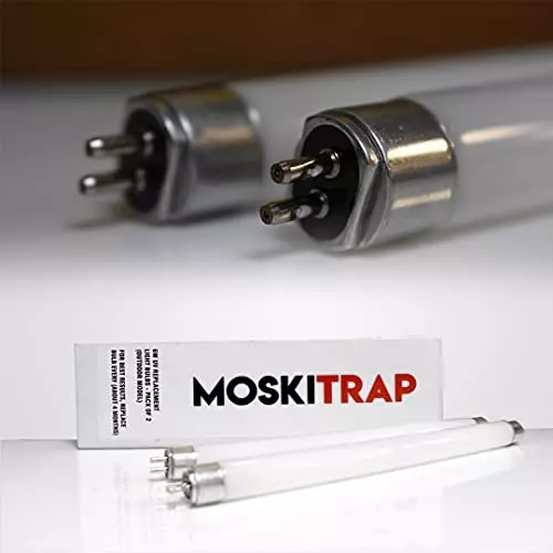 Moskitrap Pest Trap Electric with UV LED Light  Black Round Shape Plastic for Indoor & Outdoor, Gm 928
