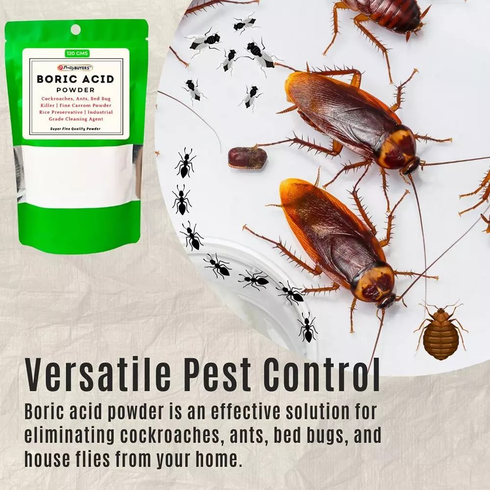 prettybuyers-120-g-boric-acid-for-cockroahes-repellent-carrom-board-powder-and-rice-preservative
