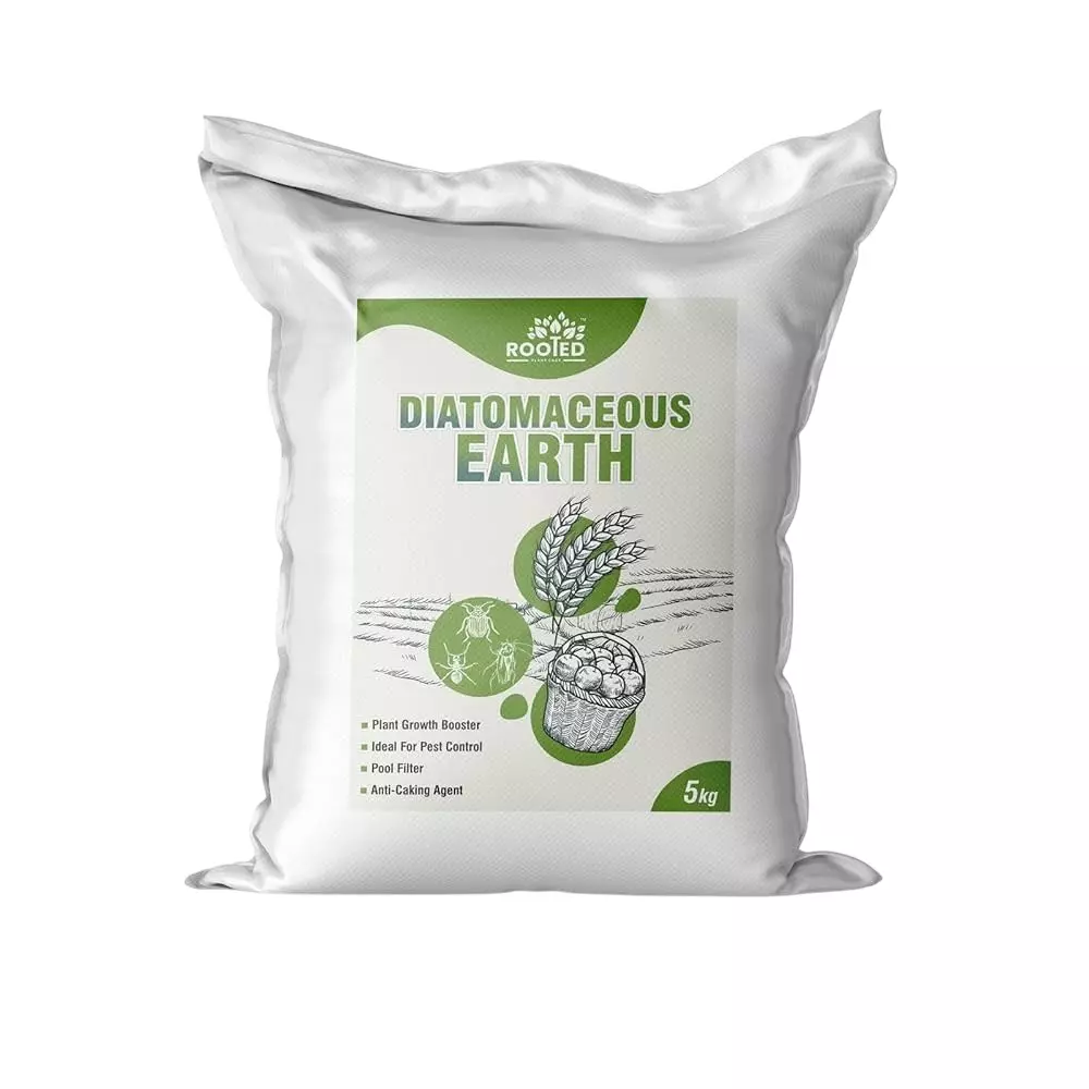 Rooted Diatomaceous Earth Powder Packet Powder Form for Home Garden Plants