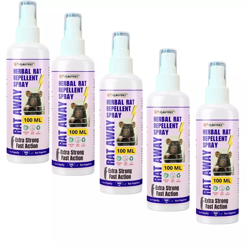 prettybuyers-100-ml-herbal-rat-repellent-spray-for-home-offices-car-pack-of-5-pcs